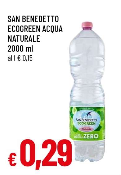 SAN BENEDETTO ECOGREEN ACQUA NATURALE