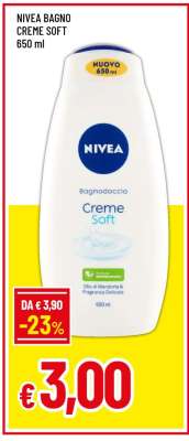 NIVEA BAGNO CREME SOFT