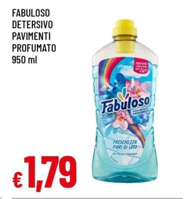 FABULOSO DETERSIVO PAVIMENTI PROFUMATO