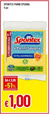 Spontex Panni Spugna