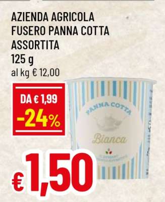 AZIENDA AGRICOLA FUSERO PANNA COTTA ASSORTITA