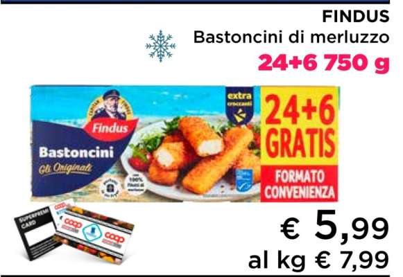 Findus Bastoncini di Merluzzo