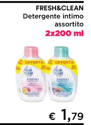 FRESH&CLEAN DETERGENTE INTIMO ASSORTITO