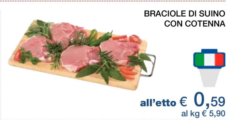BRACIOLE DI SUINO CON COTENNA