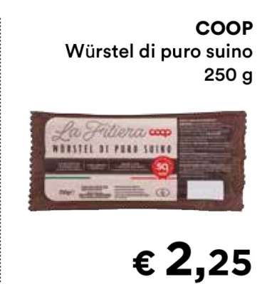 COOP Würstel di puro suino
