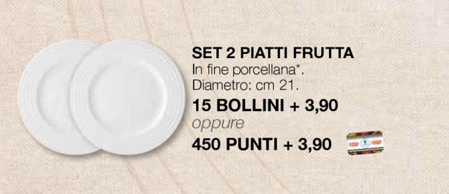 SET 2 PIATTI FRUTTA