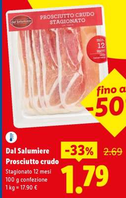 Dal Salumiere Prosciutto crudo