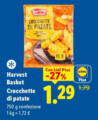 Harvest Basket Crocchette di patate