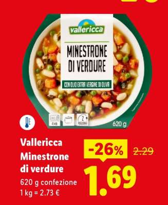 Vallericca Minestrone di verdure
