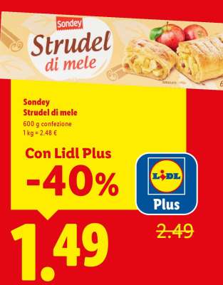 Sondey Strudel di mele
