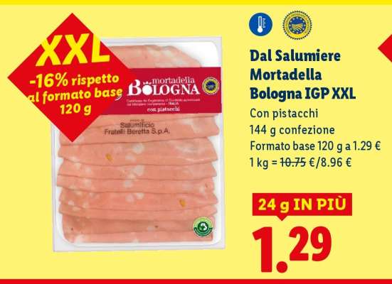 Dal Salumiere Mortadella Bologna IGP XXL