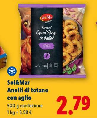 Sol&Mar Anelli di totano con aglio