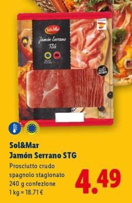 Sol&Mar Jamón Serrano STG