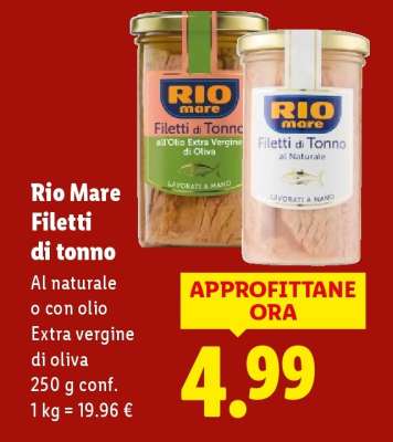 RIO MARE Filetti di Tonno