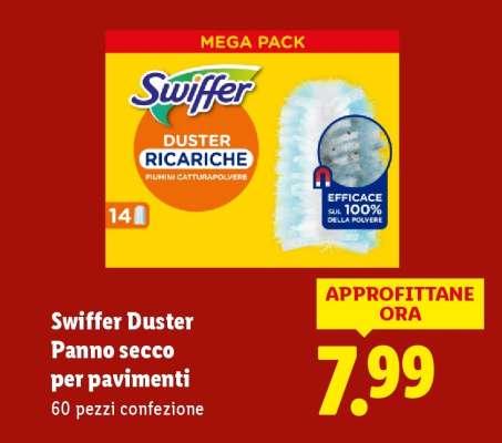 Swiffer Duster Panno secco per pavimenti