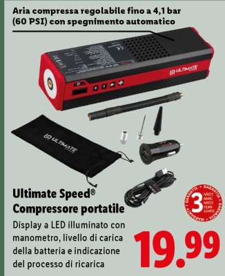 Ultimate Speed® Compressore portatile
