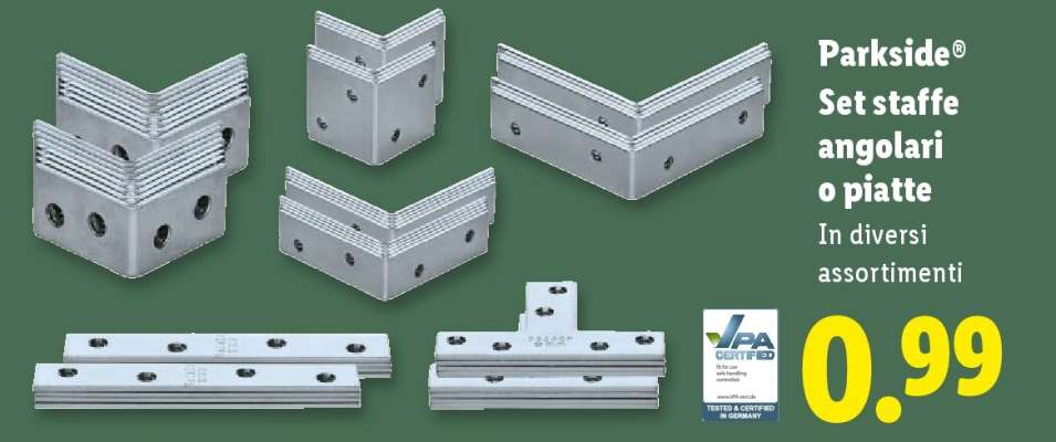 PARKSIDE Set staffe angolari o piatte