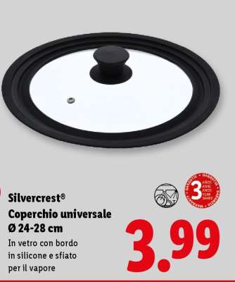Silvercrest® Coperchio universale Ø 24-28 cm