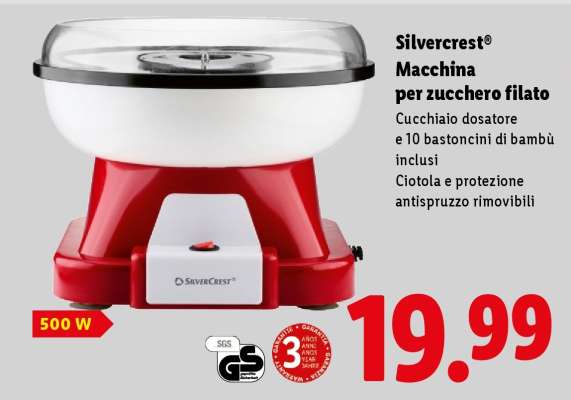 Silvercrest® Macchina per zucchero filato