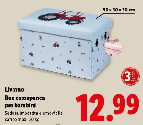 Livarno Box cassapanca per bambini