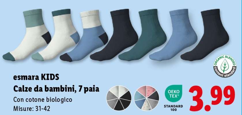 esmara KIDS Calze da bambini, 7 paia