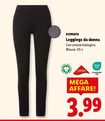 esMara Leggings da donna