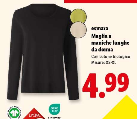 esmara Maglia a maniche lunghe da donna