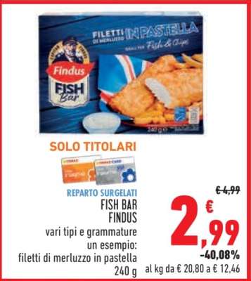 FISH BAR FINDUS