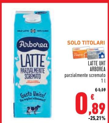 LATTE UHT ARBOREA