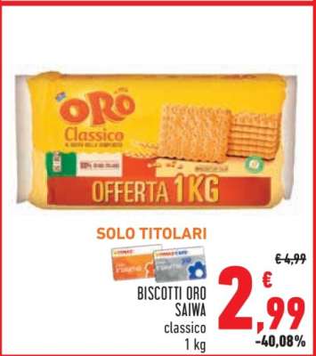 BISCOTTI ORO SAIWA