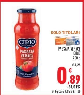 Passata Verace Cirio