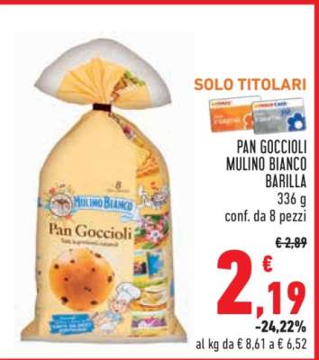 Pan Goccioli Mulino Bianco Barilla