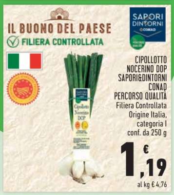 Cipollotto Nocerino DOP Sapori&Dintorni Conad
