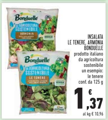 Insalata Le Tenere, Armonia Bonduelle