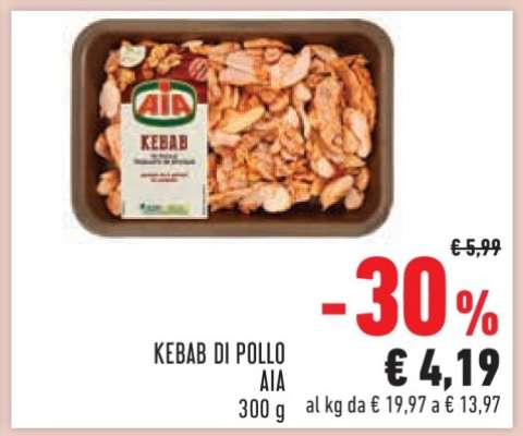 Kebab di pollo