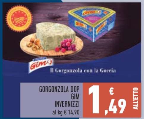 GORGONZOLA DOP GIM INVERNIZZI