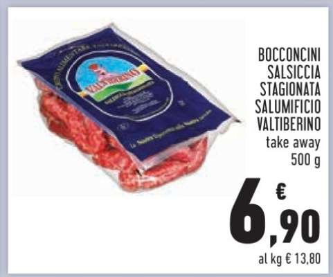 BOCCONCINI SALSICCIA STAGIONATA SALUMIFICIO VALTIBERINO