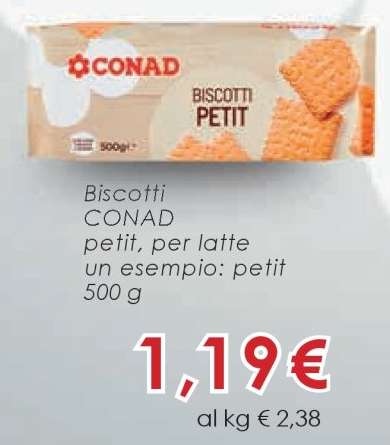 Biscotti CONAD petit