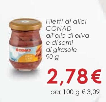 Filetti di alici CONAD
