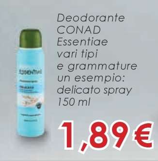 Deodorante CONAD Essentiae