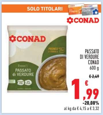 PASSATO DI VERDURE CONAD