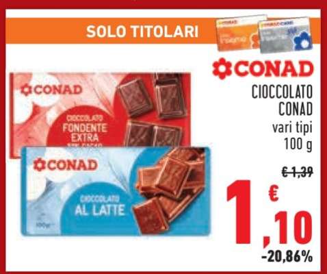 Cioccolato Conad
