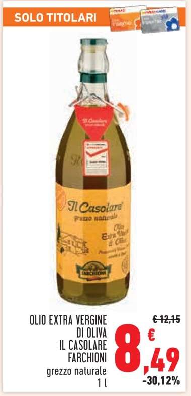 Olio Extra Vergine di Oliva Il Casolare Farchioni