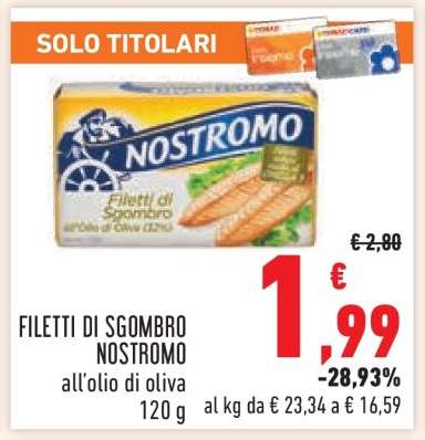 FILETTI DI SGOMBRO NOSTROMO