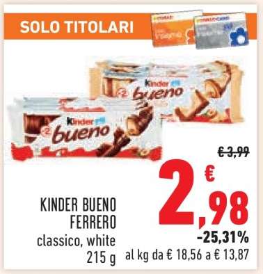 KINDER BUENO FERRERO