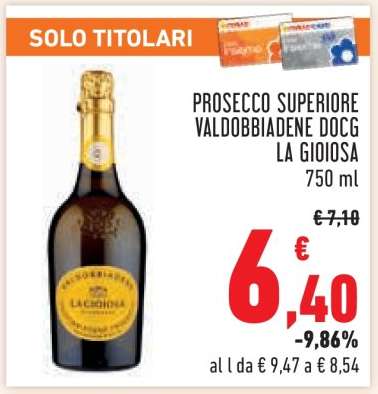 Prosecco Superiore Valdobbiadene DOCG La Gioiosa