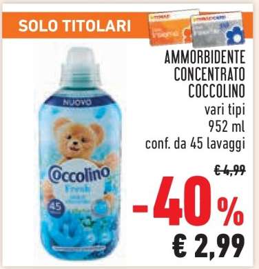 Ammorbidente Concentrato Coccolino