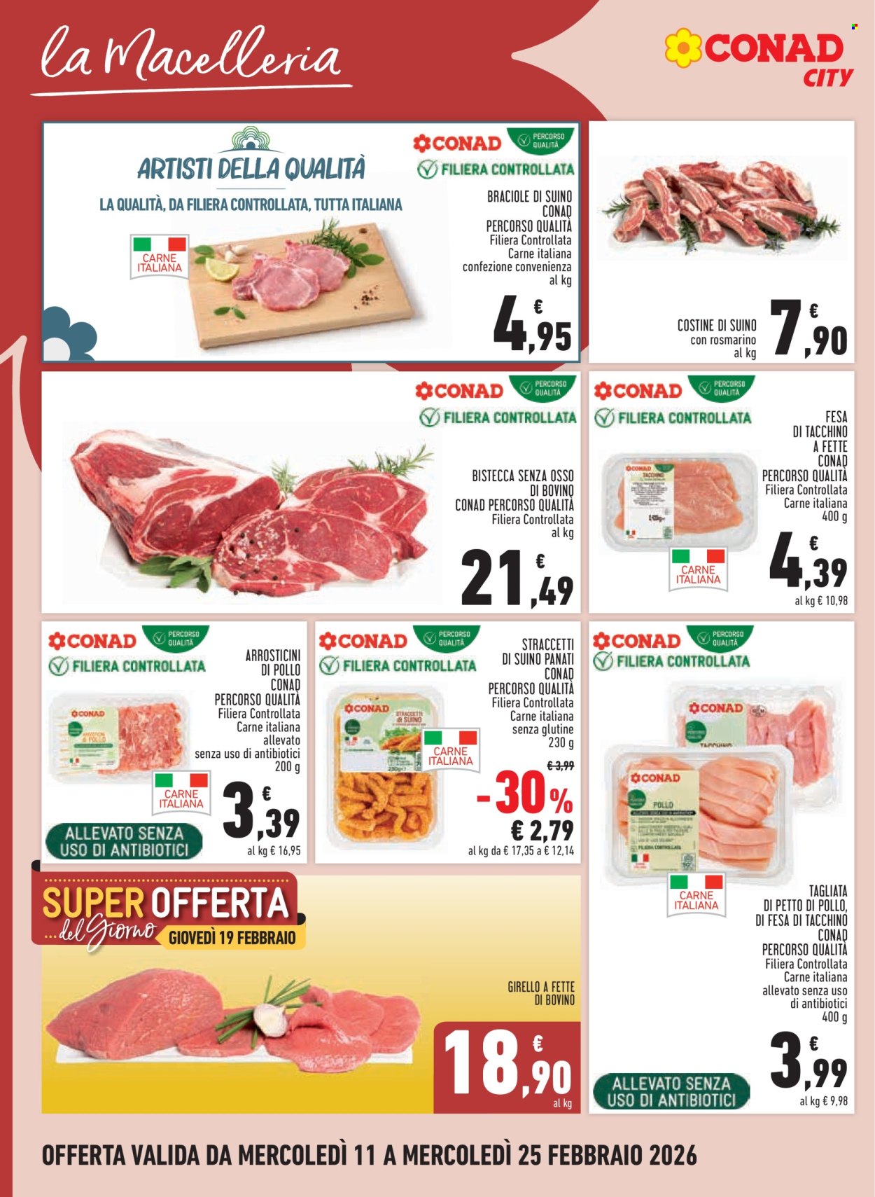 Volantino Conad - 11/2/2026 - 25/2/2026. Pagina 4