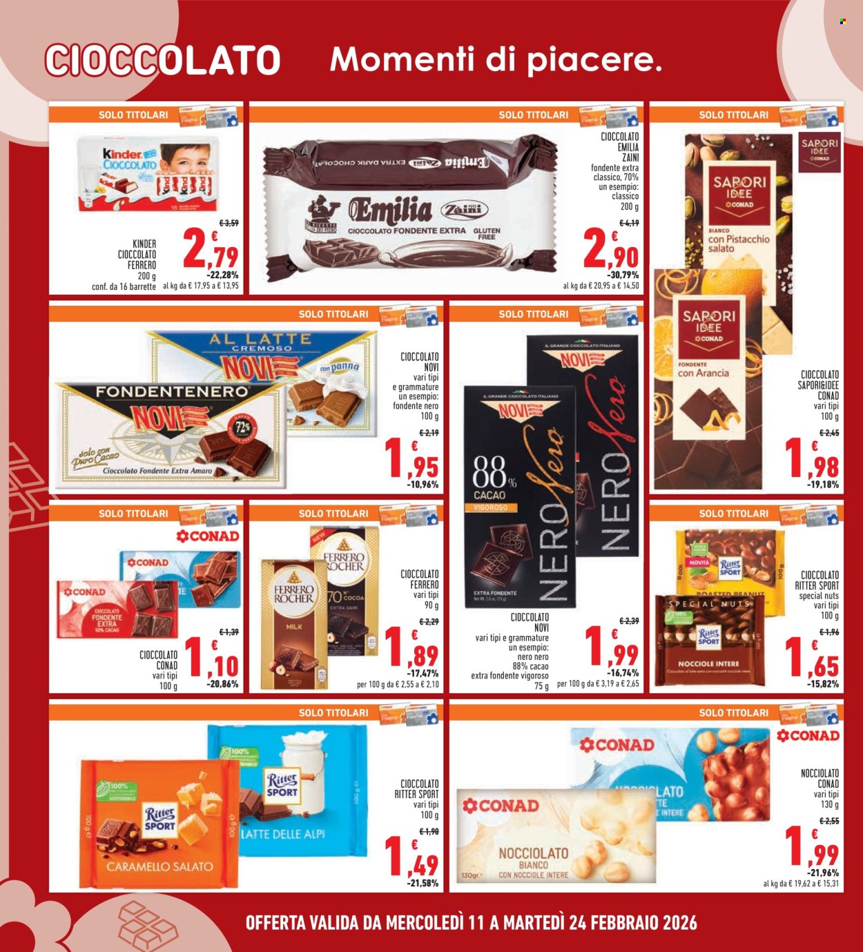 Volantino Conad - 11/2/2026 - 24/2/2026. Pagina 14