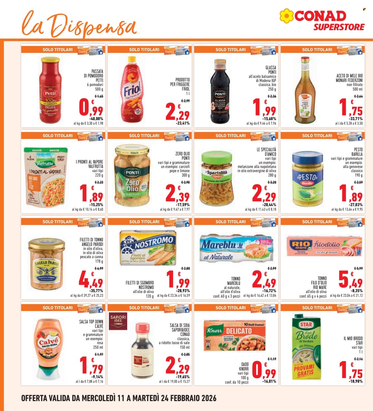 Volantino Conad - 11/2/2026 - 24/2/2026. Pagina 20